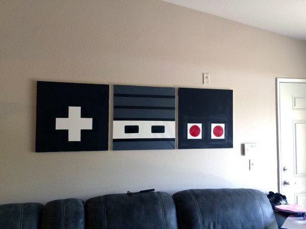 DIY Video Game Decor
 50 DIY Man Cave Ideas For Men Cool Interior Design Projects
