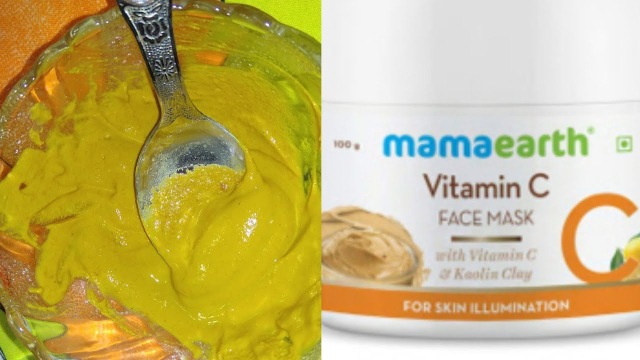 DIY Vitamin C Mask
 DIY mamaearth vitamin c face mask homemade mamaearth