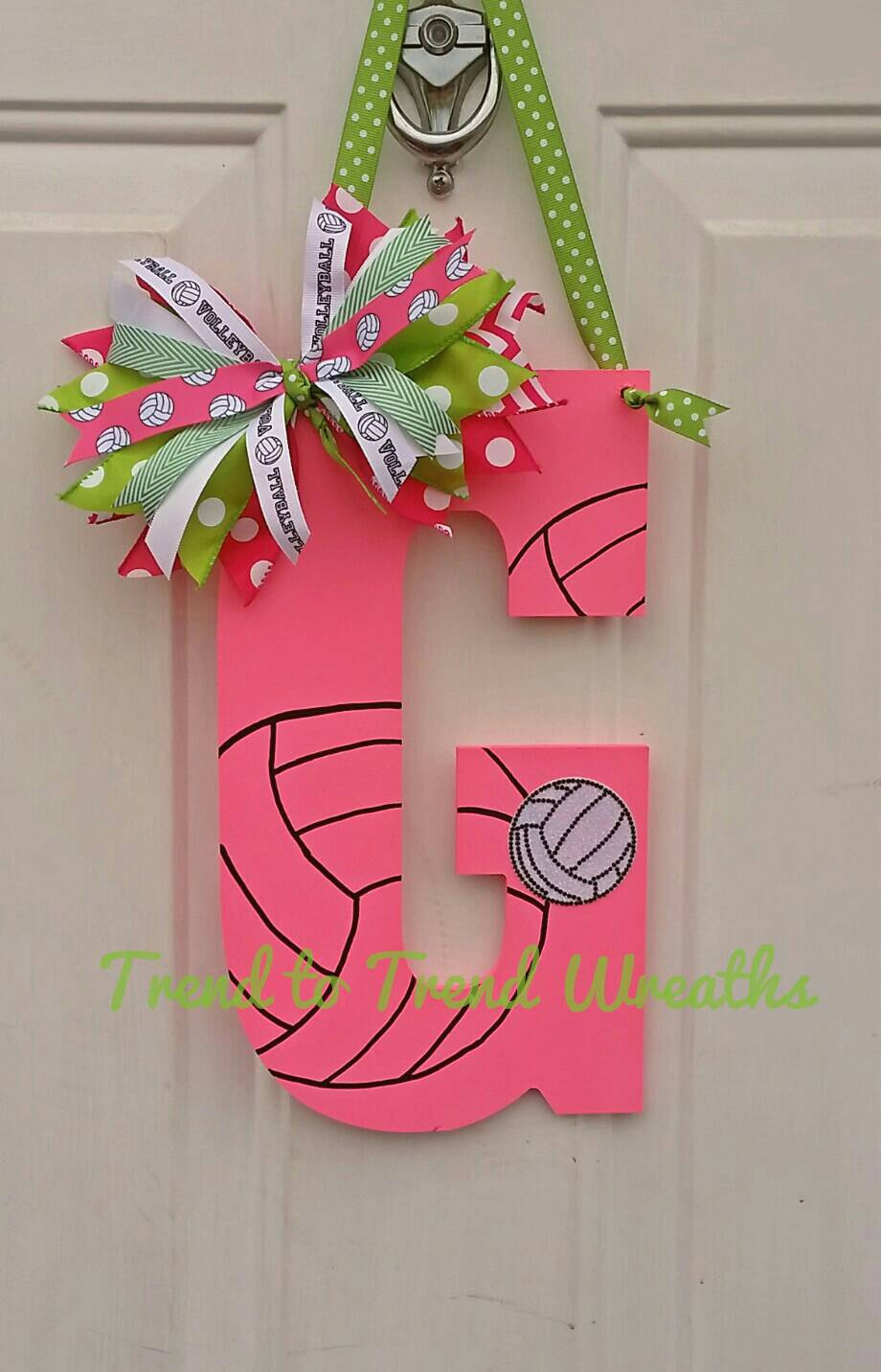 DIY Volleyball Gifts
 Wooden Volleyball Letter Volleyball Volleyball Decor