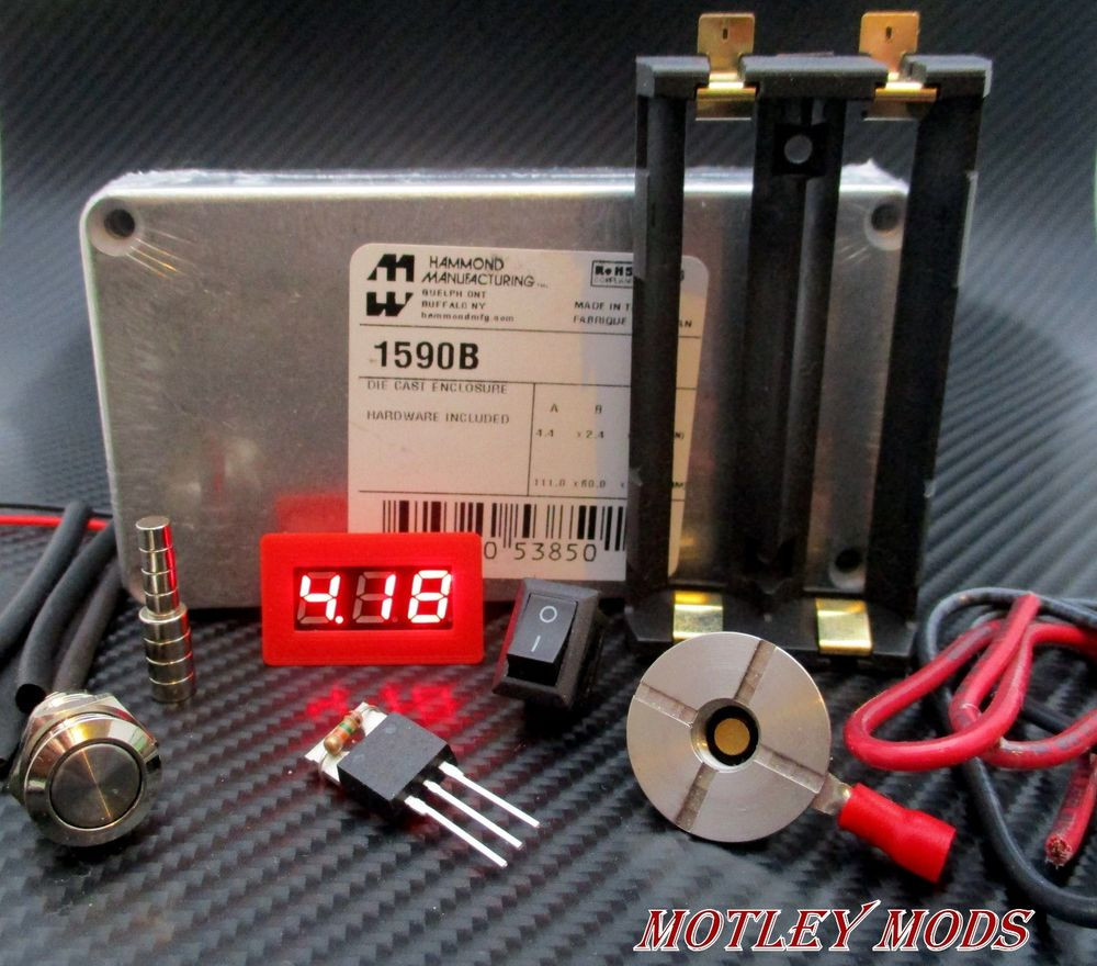 DIY Vv Box Mod Kit
 Unregulated Box Mod kit Hammond 1590B 3034 Mosfet