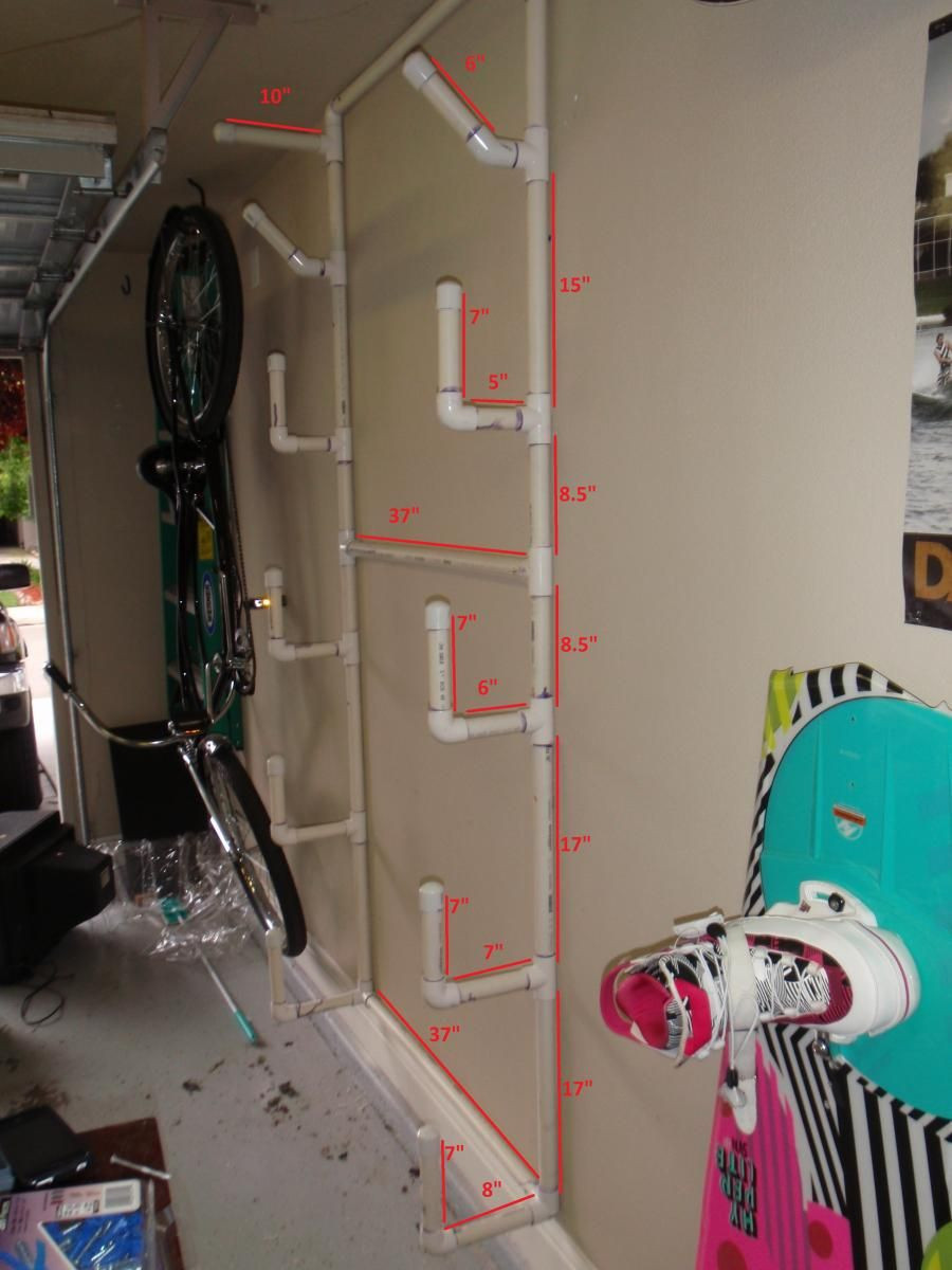 DIY Wakeboard Rack
 If you take your boards home at night instead of leaving