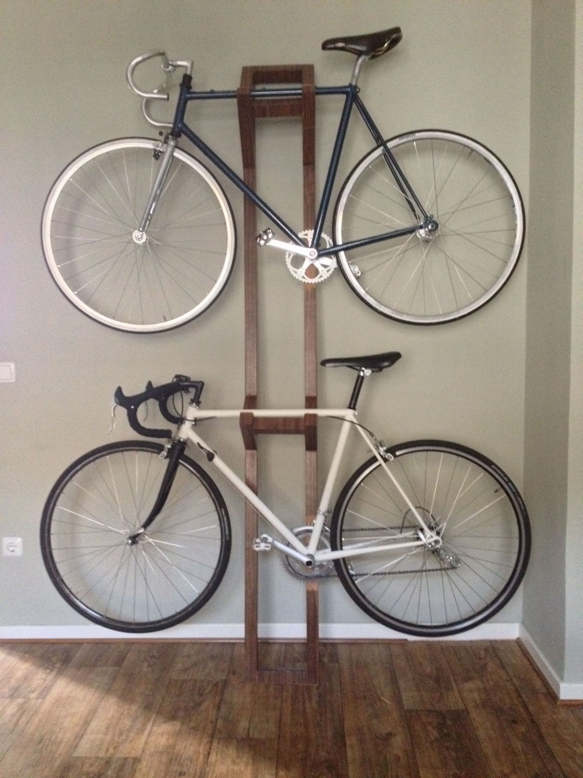 DIY Wall Bike Rack
 Handmade Bike hanger II