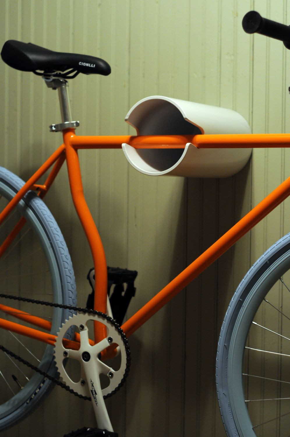 DIY Wall Bike Rack
 Three Ingenious Bike Hangers With Unusual designs