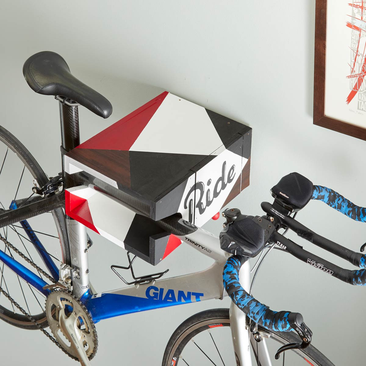 DIY Wall Bike Rack
 How To Build A Wall Mounted Bike Rack With Storage — The