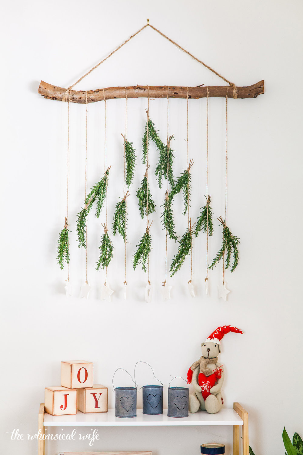 DIY Wall Christmas Tree
 DIY Boho Christmas Tree Wall Hanging — The Whimsical Wife