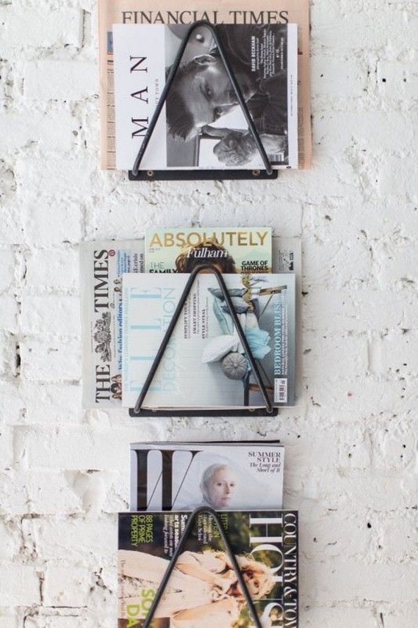 DIY Wall Magazine Rack
 15 Genius DIY Magazine Rack Ideas