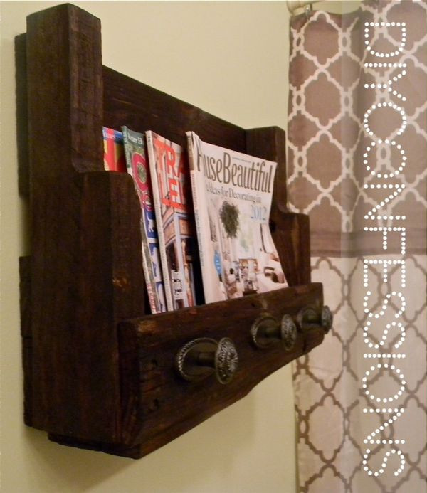 DIY Wall Magazine Rack
 20 DIY Magazine Rack Projects