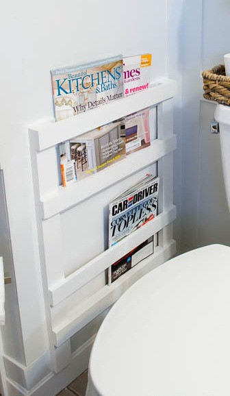 DIY Wall Magazine Rack
 12 DIY Projects That Will Help Revive Your Bathroom