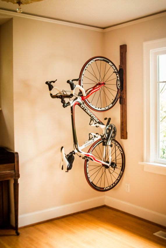 DIY Wall Mounted Bike Rack
 Premium handcrafted 4 adjustable vertical wall mount bike