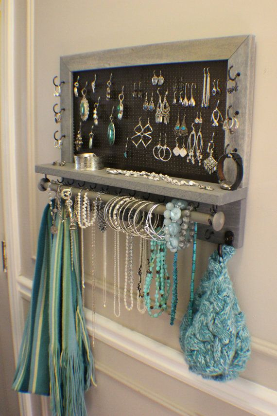 DIY Wall Mounted Jewelry Organizer
 78 images about DIY Home Decor on Pinterest