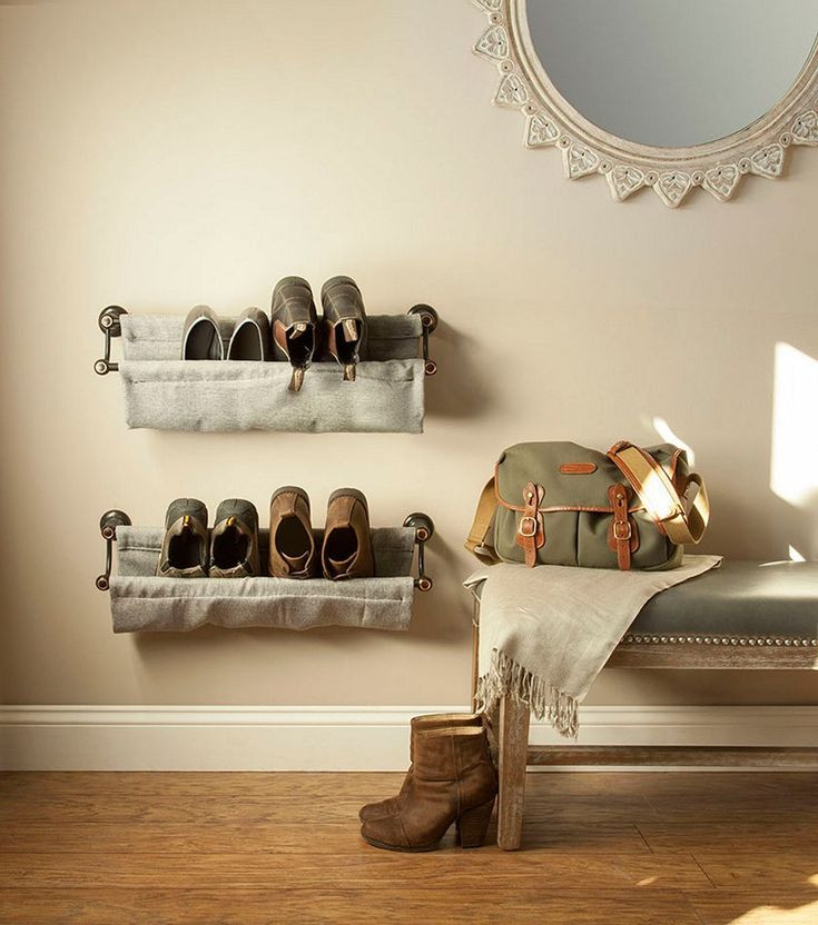 DIY Wall Mounted Shoe Rack
 The 25 best Wall mounted shoe rack ideas on Pinterest