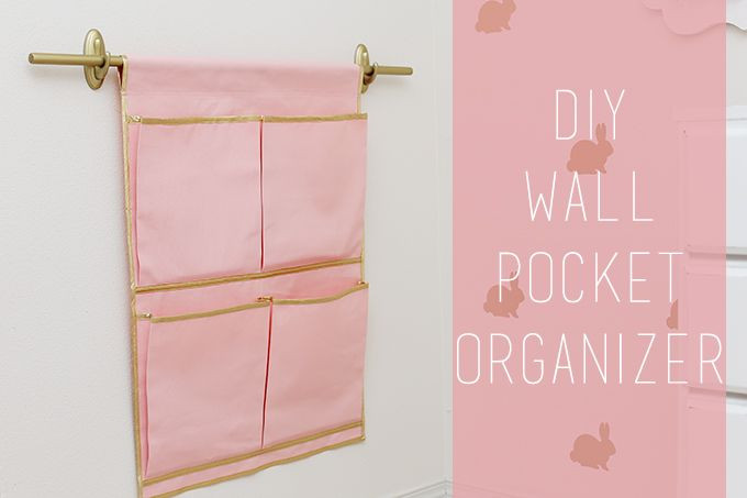 DIY Wall Pocket Organizer
 DIY Wall Pocket Organizer step by step tutorial