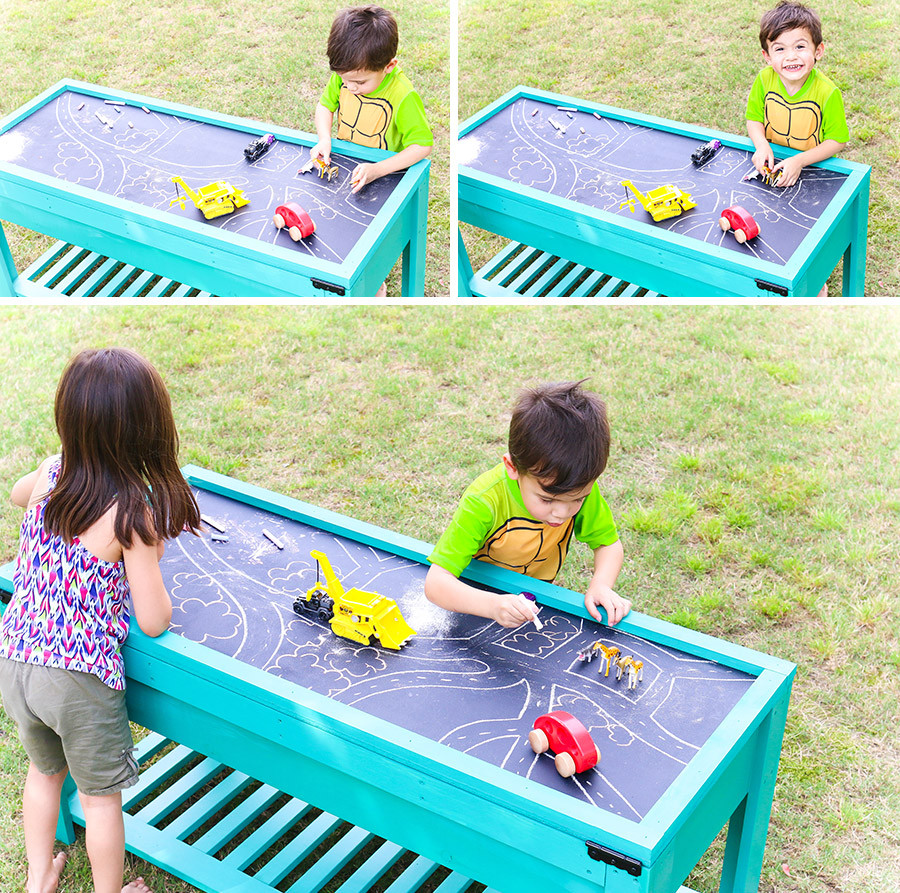 DIY Water Table For Kids
 How to make a sand and water table