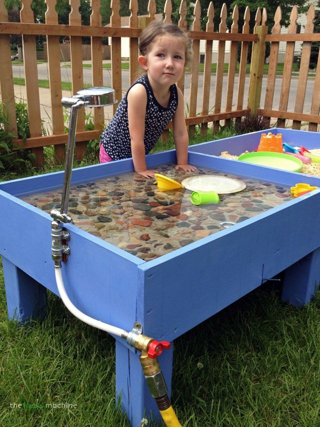 DIY Water Table For Kids
 DIY Sand & Water Table The Haas Machine
