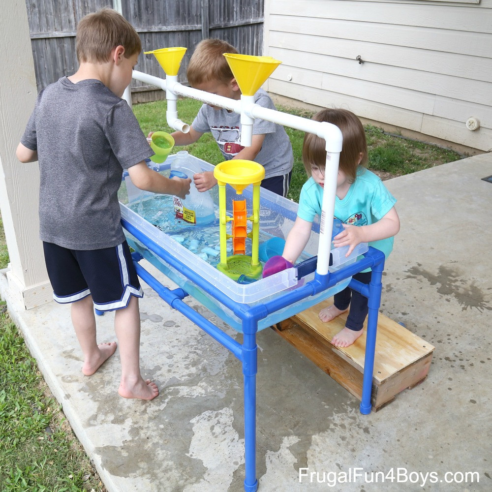 Diy water table for kids ~ DIY woodworking project