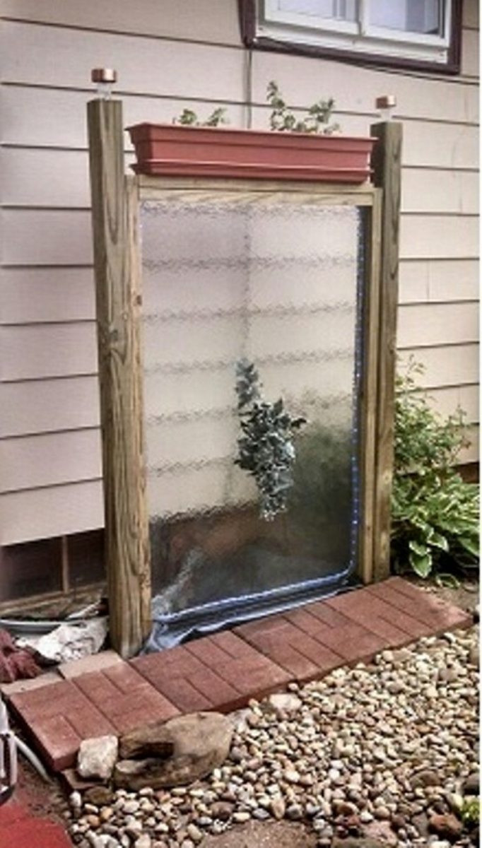 DIY Water Wall Outdoor
 How to build a glass waterfall for your backyard