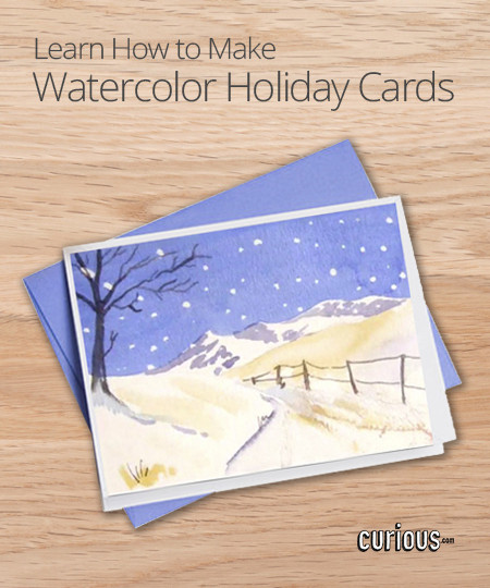 DIY Watercolor Christmas Cards
 DIY Watercolor Holiday Cards