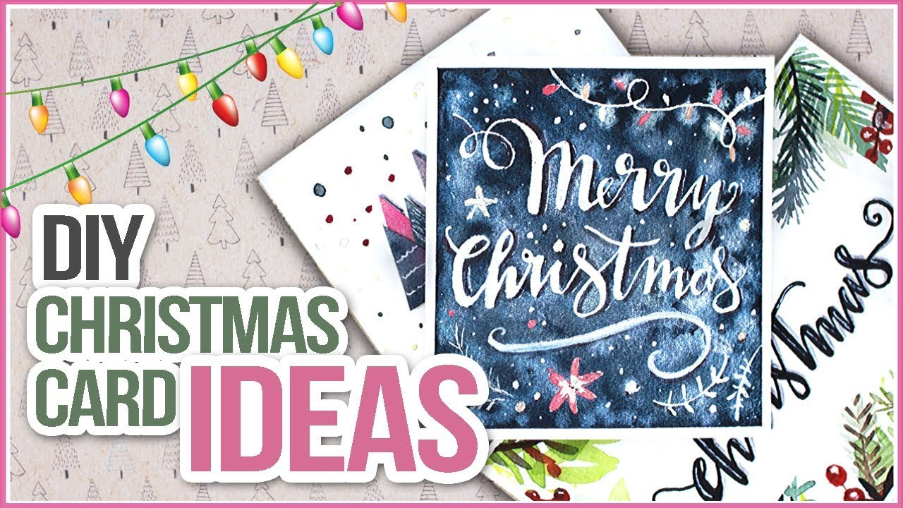 DIY Watercolor Christmas Cards
 Easy DIY Watercolor Christmas Card Ideas