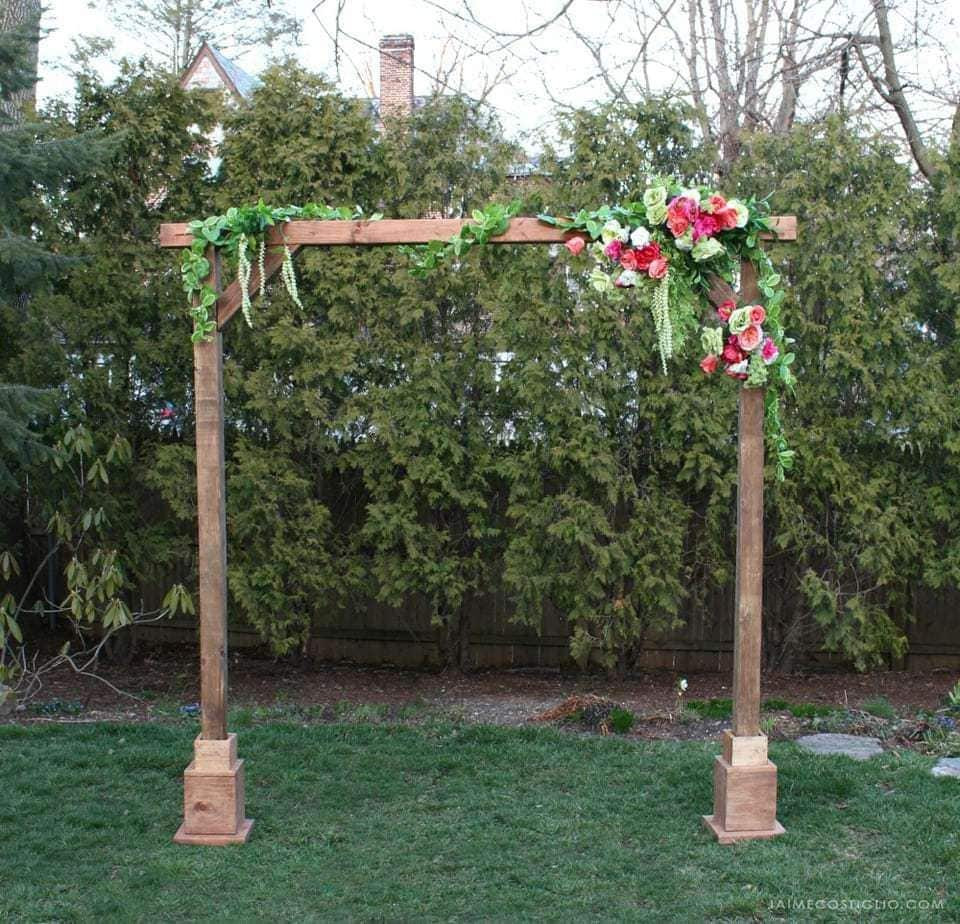 DIY Wedding Arch Wood
 DIY Self Standing Wood Arch Jaime Costiglio