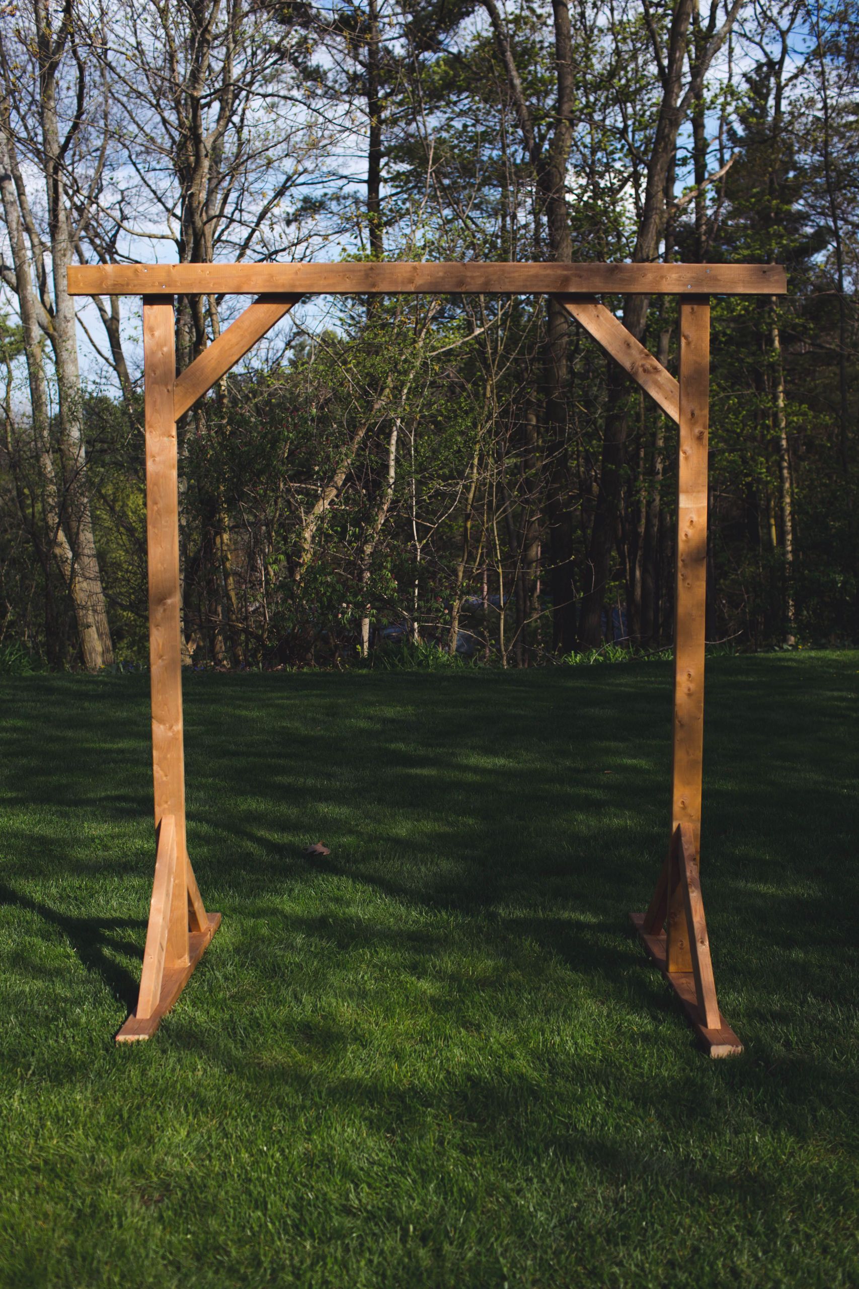 DIY Wedding Arch Wood
 DIY WOOD WEDDING ARBOR