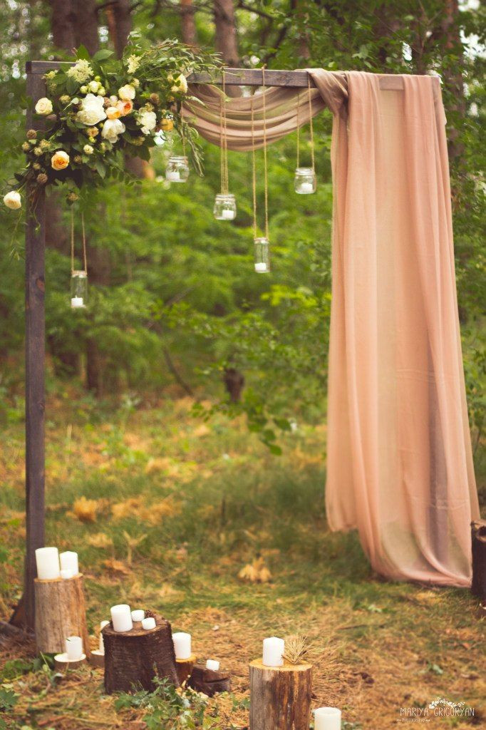 DIY Wedding Arches Ideas
 25 Chic and Easy Rustic Wedding Arch Altar Ideas for DIY