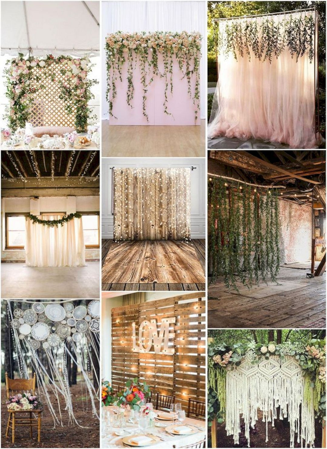 DIY Wedding Backdrops Ideas
 Adorable Top 15 Unique and Breathtaking Wedding Backdrop