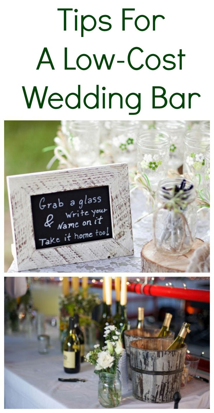 DIY Wedding Bar
 5 Tips for a Low Cost DIY Wedding Bar Rustic Wedding Chic