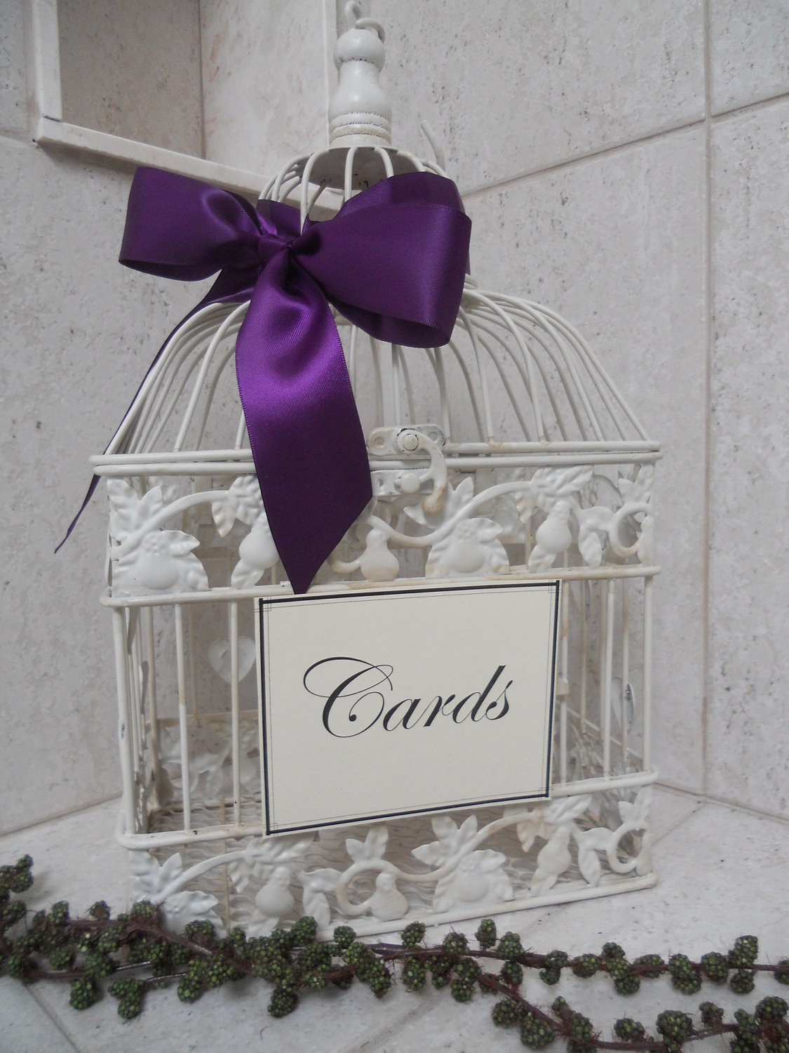 DIY Wedding Card Holders
 DIY Shabby Ivory Birdcage Wedding Card Holder Bird Cage