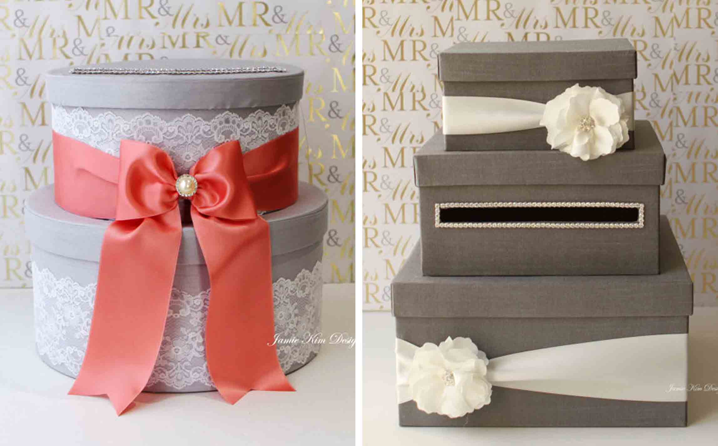 DIY Wedding Card Holders
 18 DIY Wedding Card Boxes For Your Guests To Slip Your