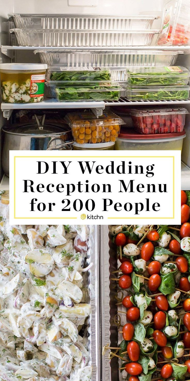 DIY Wedding Catering
 A DIY Wedding Reception for 200 The Menu With Planning