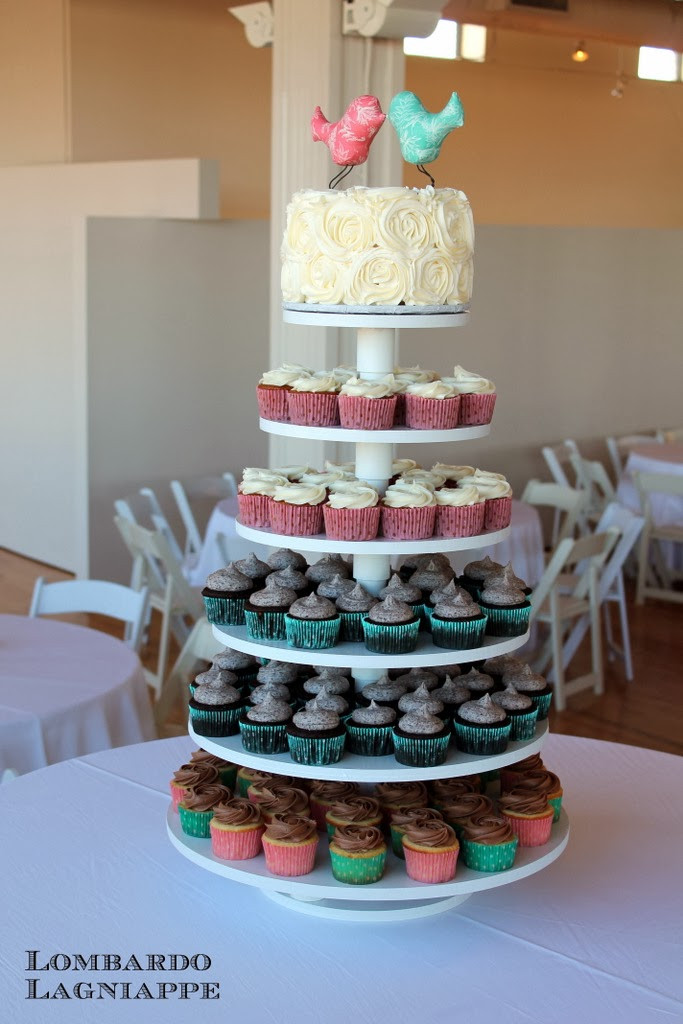 DIY Wedding Cupcakes
 Lombardo Lagniappe Wedding Cupcakes and DIY Cupcake Tower