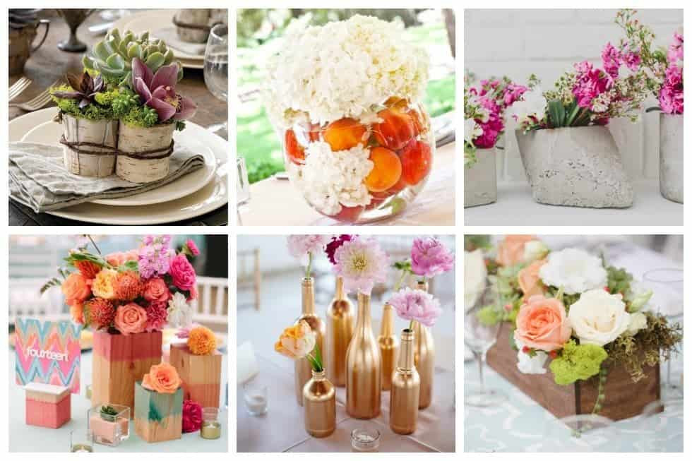 DIY Wedding Floral Centerpieces
 25 Stunning DIY Wedding Centerpieces to Make on a Bud