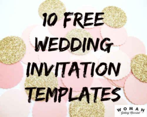 DIY Wedding Invite Templates Free
 DIY Wedding Invitations Our Favorite Free Templates