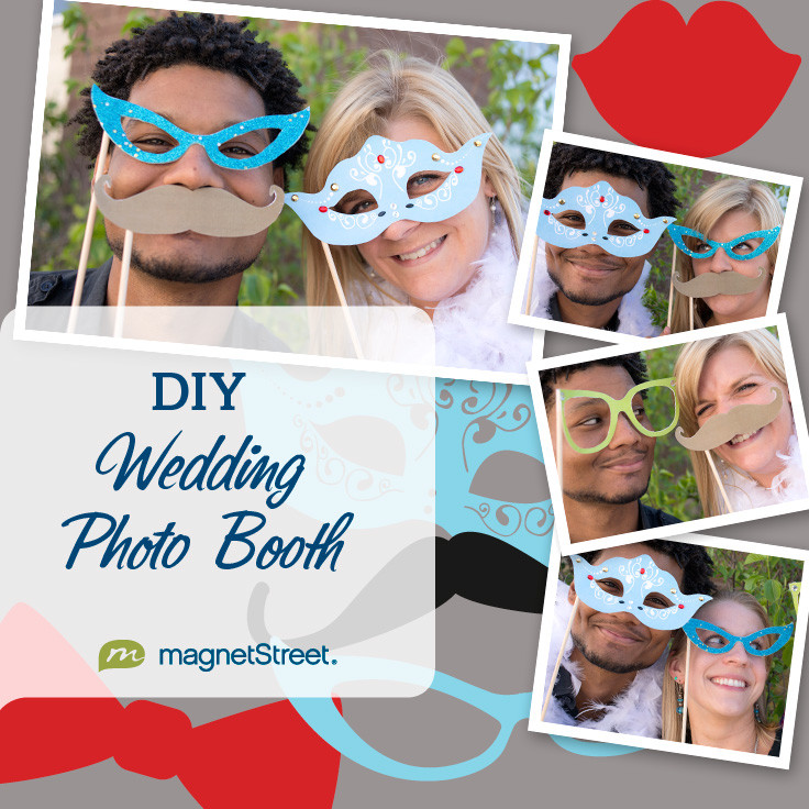 DIY Wedding Photo Booth Props
 DIY Wedding Booth Props