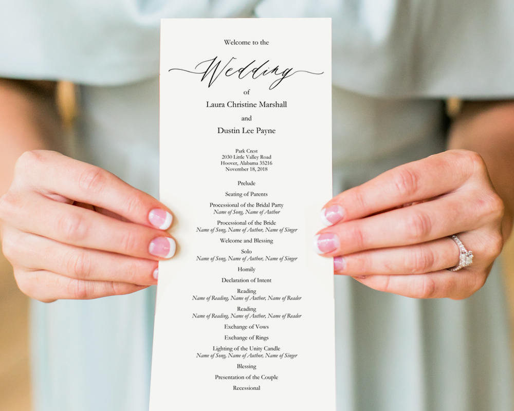 DIY Wedding Programs Templates
 DIY Wedding Programs · Wedding Templates and Printables