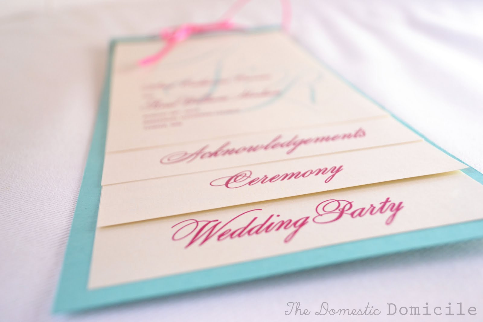 DIY Wedding Programs Templates
 DIY Wedding Revisited Program Templates The Domestic