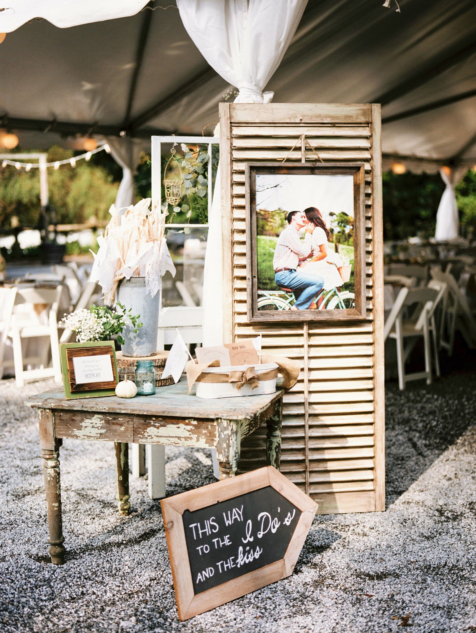 DIY Wedding Reception
 Rustic DIY Farm Reception Decor