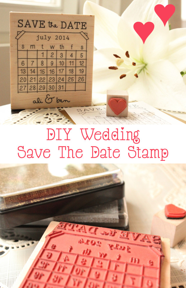 DIY Wedding Save The Dates
 Wedding Save The Date Stamp