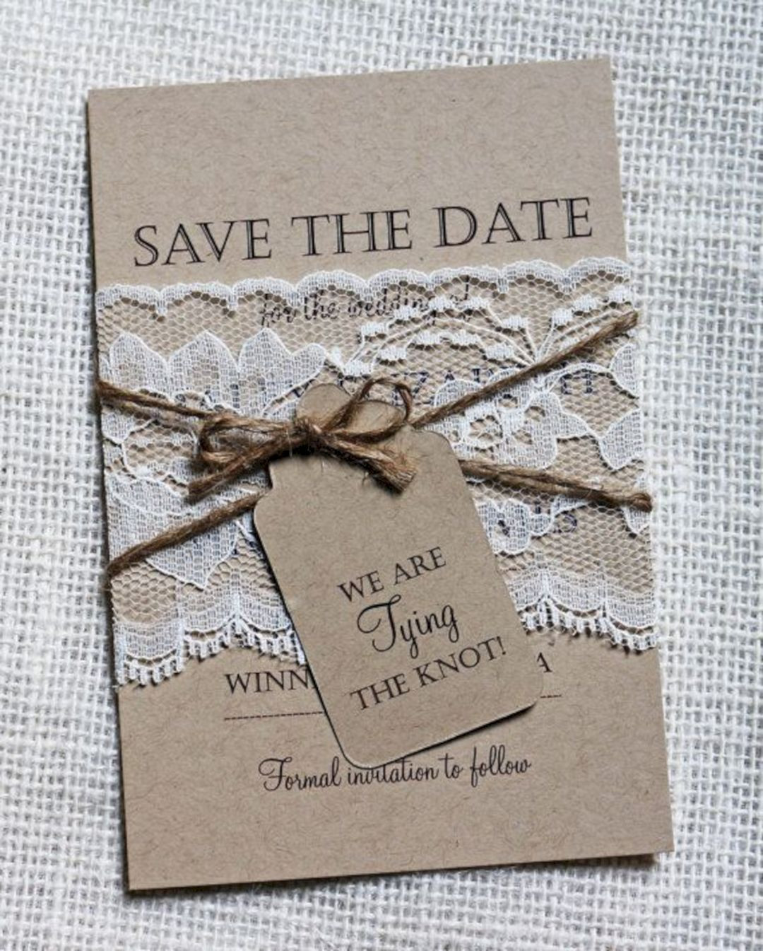 DIY Wedding Save The Dates
 Unique 5 Rustic Save The Date Ideas to Inspire You