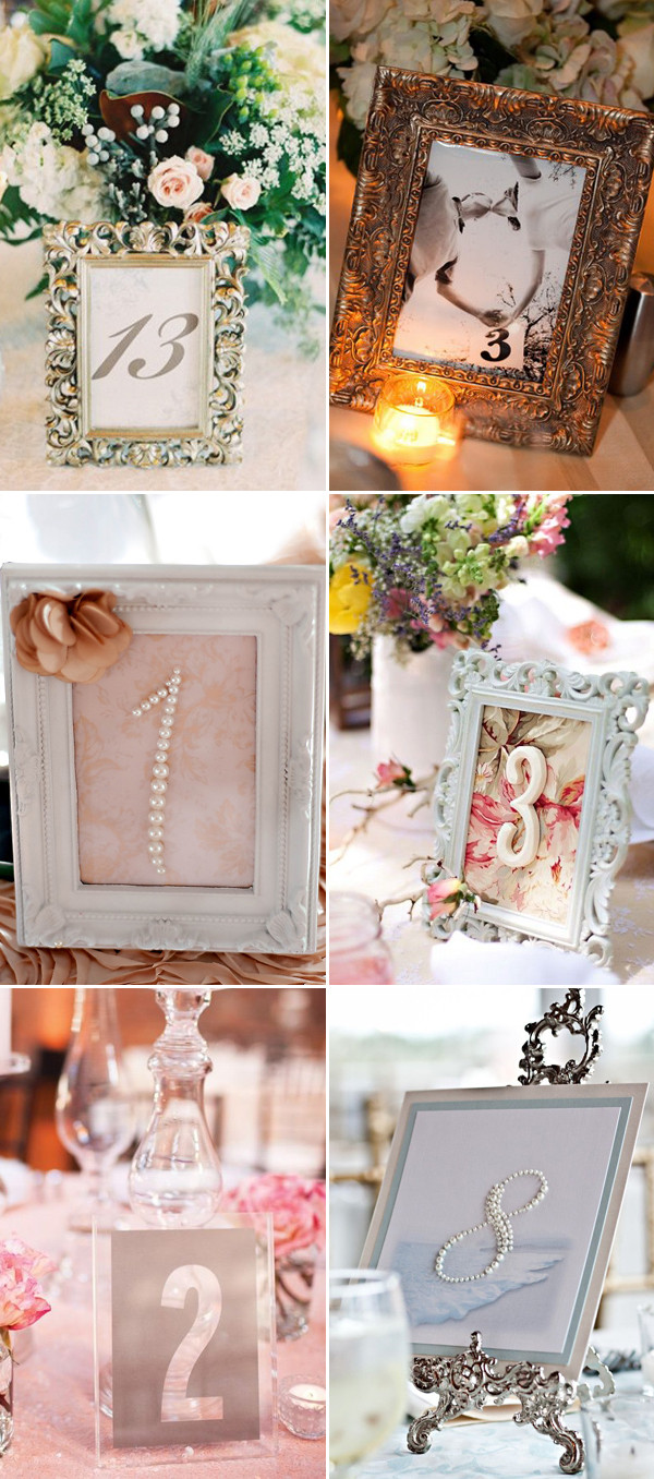 DIY Wedding Table Numbers
 51 Creative DIY Wedding Table Number Ideas