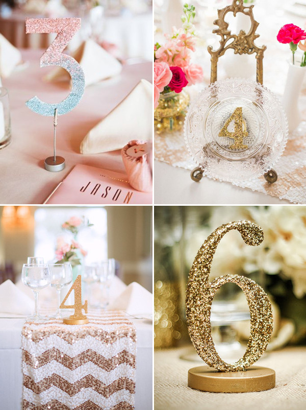 DIY Wedding Table Numbers
 51 Creative DIY Wedding Table Number Ideas