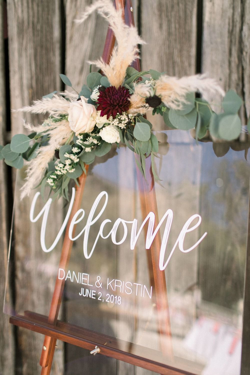 DIY Wedding Welcome Sign
 How To Have A DIY Wedding Without Hiring A Planner