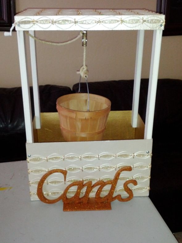 DIY Wedding Wishing Well
 Wishing Well Card Box