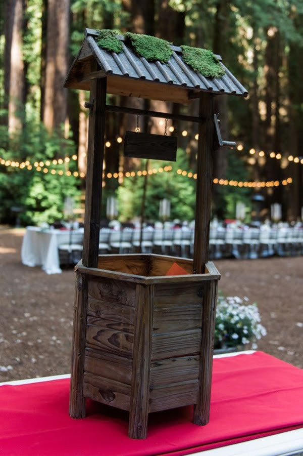 DIY Wedding Wishing Well
 18 DIY Wedding Card Boxes For Your Guests To Slip Your