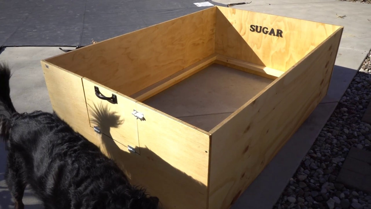 DIY Whelping Box
 How to build make a puppy whelping box DIY