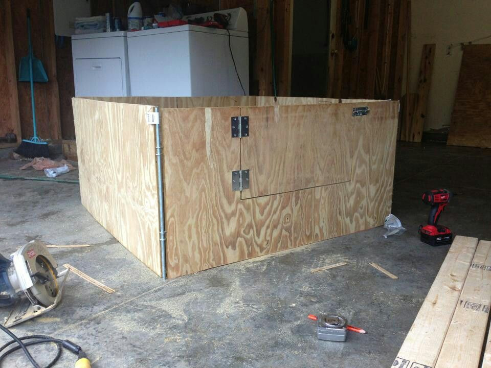 DIY Whelping Boxes
 DIY whelping box