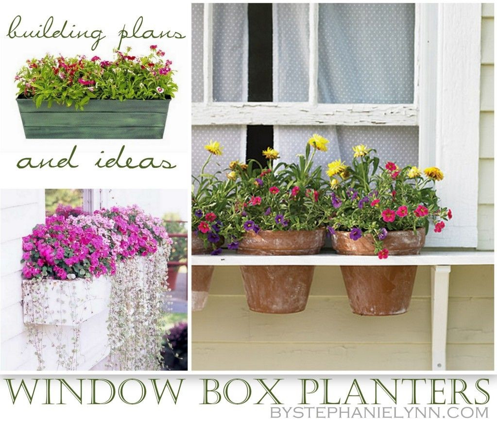 DIY Window Box Planters
 Ten DIY Window Box Planter Ideas with Free Building Plans