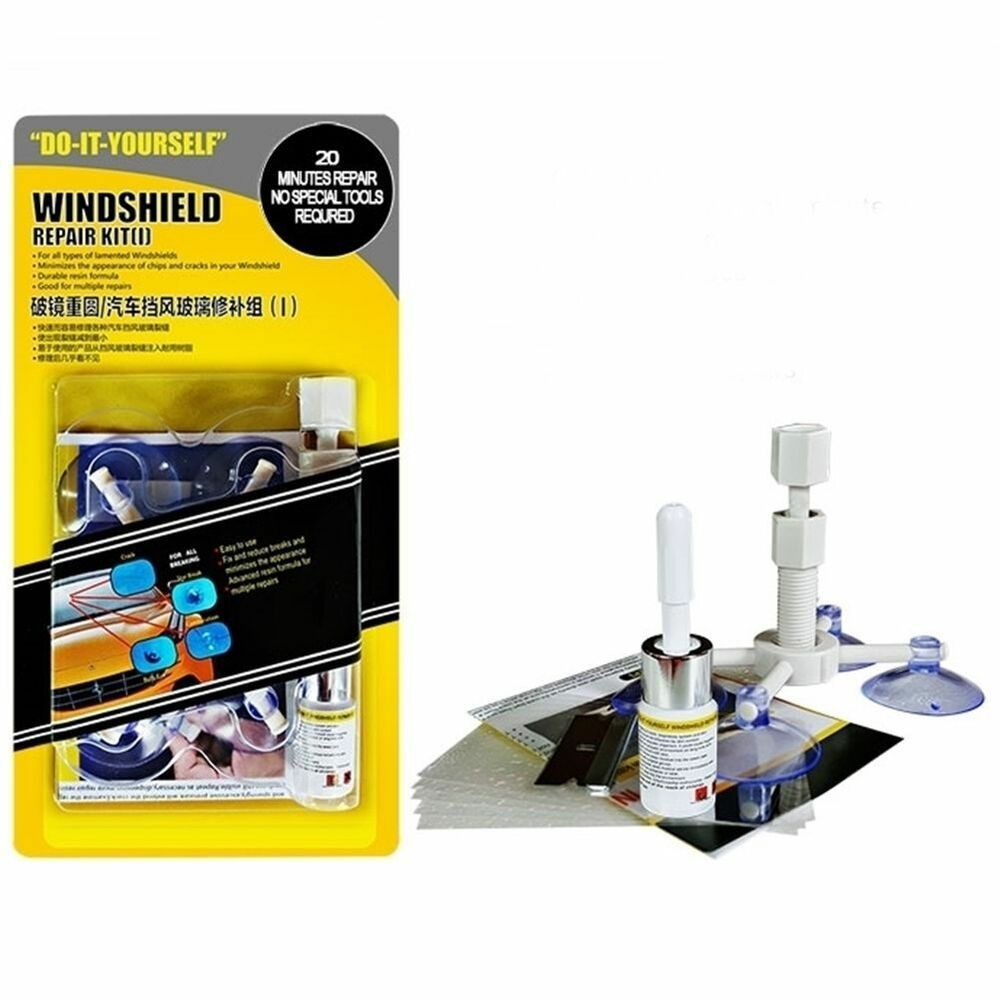 DIY Windshield Crack Repair
 Windshield Repair Kit Crack DIY Auto Glass Wind Screen