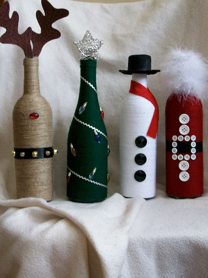 DIY Wine Bottle Christmas Decoration
 20 DIY Wine Bottle Projects You Can Start Anytime