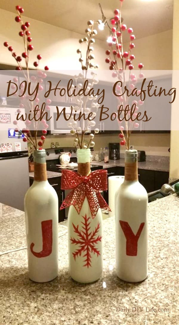 DIY Wine Bottle Christmas Decoration
 DIY Holiday Crafting with Wine Bottles Daily DIY Life